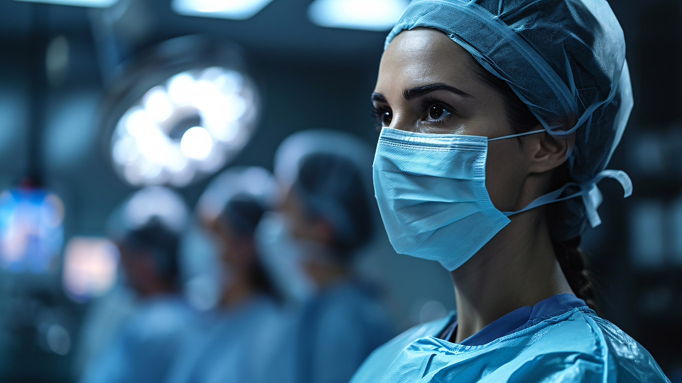 Dr. Najeeb Mohamed K in surgical consultation